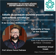 Estudio de óxidos de aluminio encontrados en aplicaciones astrofísicas