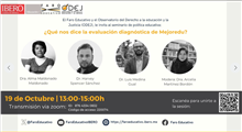 ¿Que nos dice la evaluación diagnóstica de Mejoredu?