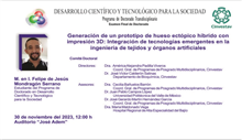 Generación de un prototipo de hueso ectópico híbrido con impresión 3D: Integración de tecnologías emergentes en la ingeniería de tejidos y órganos artificiales
