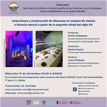 Colecciones y construcción de discursos en museos de ciencia e historia natural a partir de la segunda mitad del siglo XX