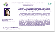 Uso de la evidencia científica para el desarrollo de políticas públicas en salud que favorezcan entornos alimentarios saludades y sostenibles en Latinoamérica