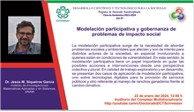 Modelación participativa y gobernanza de problemas de impacto social