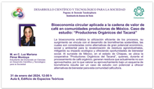 Bioeconomía circular aplicada a la cadena de valor de café en comunidades productoras de México. Caso de estudio: “Productores Orgánicos del Tacaná”