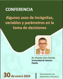 Algunos usos de incógnitas, variables y parámetros en la toma de decisiones