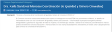 Alcances y funciones de la Coordinación de Igualdad y Género de Cinvestav