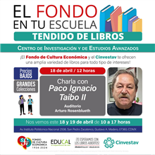 Charla con Paco Ignacio Taibo II