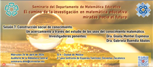 El camino de la investigación en matemática educativa: miradas hacia el futuro