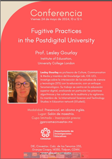 Conferencia Fugitiva Practices in the Postdigital University