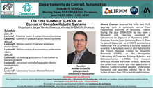 Summer School on Control of Complex Robotic Systems