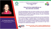 Usos de las matemáticas en las ciencias sociales