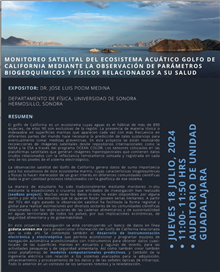 Monitoreo Satelital del Ecosistema Acuático Golfo de California Mediante la Observación de Parámetros Biogeoquímicos y Físicos Relacionados a su Salud