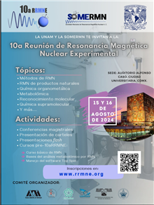 10a Reunión de Resonancia Magnética Nuclear Experimental