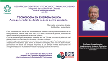 Tecnología en energía eólica, aerogenerador de doble rodete contra giratorio
