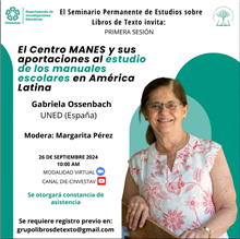 Seminario El Centro MANES y sus aportaciones al estudio de los manuales escolares en América Latina