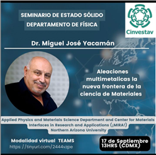 Seminario Aleaciones multimetálicas la nueva frontera de la ciencia de Materiales