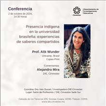 Conferencia Presencia indígena en la universidad brasileña: experiencias de saberes compartidos