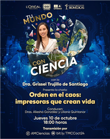 Charla Orden en el caos: impresoras que crean vida