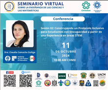 Seminario Construyendo un Protocolo Inclusivo para Estudiantes con Discapacidad a partir de una Experiencia en áreas STEM