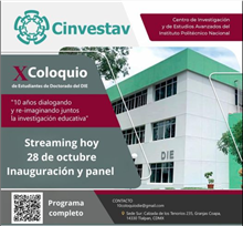 XColoquio “10 años dialogando y re-imaginando juntos la investigación educativa”