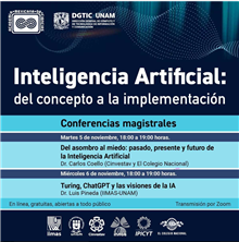 Conferencia Del asombro al miedo: pasado, presente y futuro de la Inteligencia Artificial