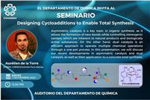 Seminario Designing Cycloadditions to Entable Total Synthesis