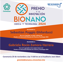 Premio a la Innovación Bionano Ciencia y Tecnología 2024