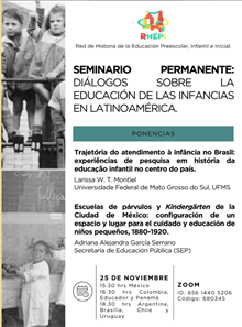 Seminario Permanente: Diálogos Sobre la Educación de las Infancias en Latinoamerica