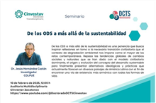 De los ODS a más allá de la sustentabilidad