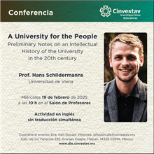 Conferencia A University for the People Preliminary Notes on an Intellectual History of the University in the 20th century