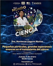 Charla: Pequeñas partículas, grandes esperanzas: avances en el tratamiento del cáncer
