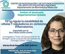 Seminario TIF1g regula la estabilidad de células T reguladoras en contextos inflamatorios