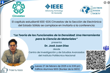 Conferencia: “La Teoría de los Funcionales de la Densidad: Una Herramienta para la Ciencia de Materiales”
