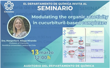 Seminario Modulating the organic reactivity in cucurbituril-based complexes