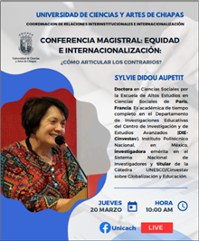 Conferencia Magistral: Equidad e Internacionalización: ¿Cómo articular los contrarios?