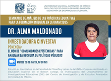 Seminario El uso de “Comunidades epistémicas” para analizar la hechura de políticas públicas