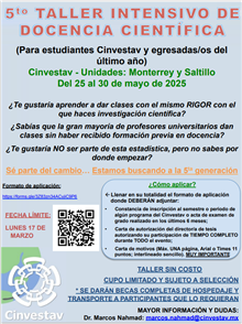 5to. Taller Intensivo de Docencia Científica
