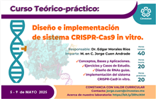 Curso Diseño e implementación de sistema CRISPR-Cas9 in vitro