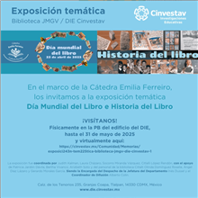 Exposición temática Día Mundial del Libro e Historia del Libro