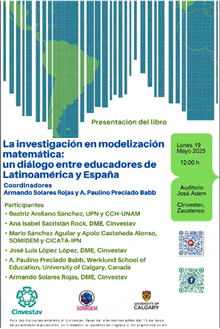 Presentación del Libro La investigación en modelización matemática: un diálogo entre educadores de Latinoamérica y España
