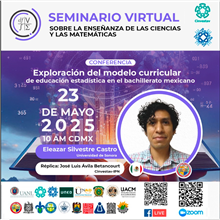 Conferencia Exploración del modelo curricular de educación estadística en bachillerato mexicano