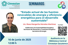 Seminario “Estado actual de las fuentes renovables de energía y eficiencia energética para el desarrollo sustentable”