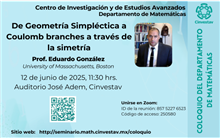Coloquio De Geometría Simpléctica a Coulomb branches a través de la simetría
