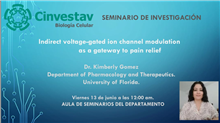 Seminario Indirect voltage-gated ion channel modulation as a galeway to pain relief