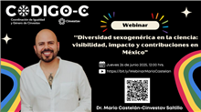 Webinar “Diversidad sexogenérica en la ciencia: visibilidad, impacto y contribuciones en México”