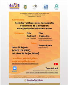 Conversatorio Sentidos y diálogos entre la etnografía y la historia de la educación: dos experiencias latinoamericanas