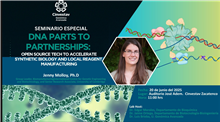 Seminario DNA Parts to Partnerships: open source tech to accelerate synthetic biology and local reagent manufacturing