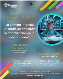 Proyecto “La primera infancia: un modo de anticipar la optimización de la vida humana”
