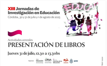 XIII Jornadas de Investigación en Educación - Presentación de Libros