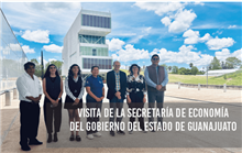 Visita de la Secretaría de Economía del Gobierno del Estado de Guanajuato a las instalaciones de la Unidad de Genómica Avanzada