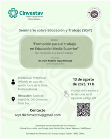 Seminario “Formación para el trabajo en Educación Media Superior”